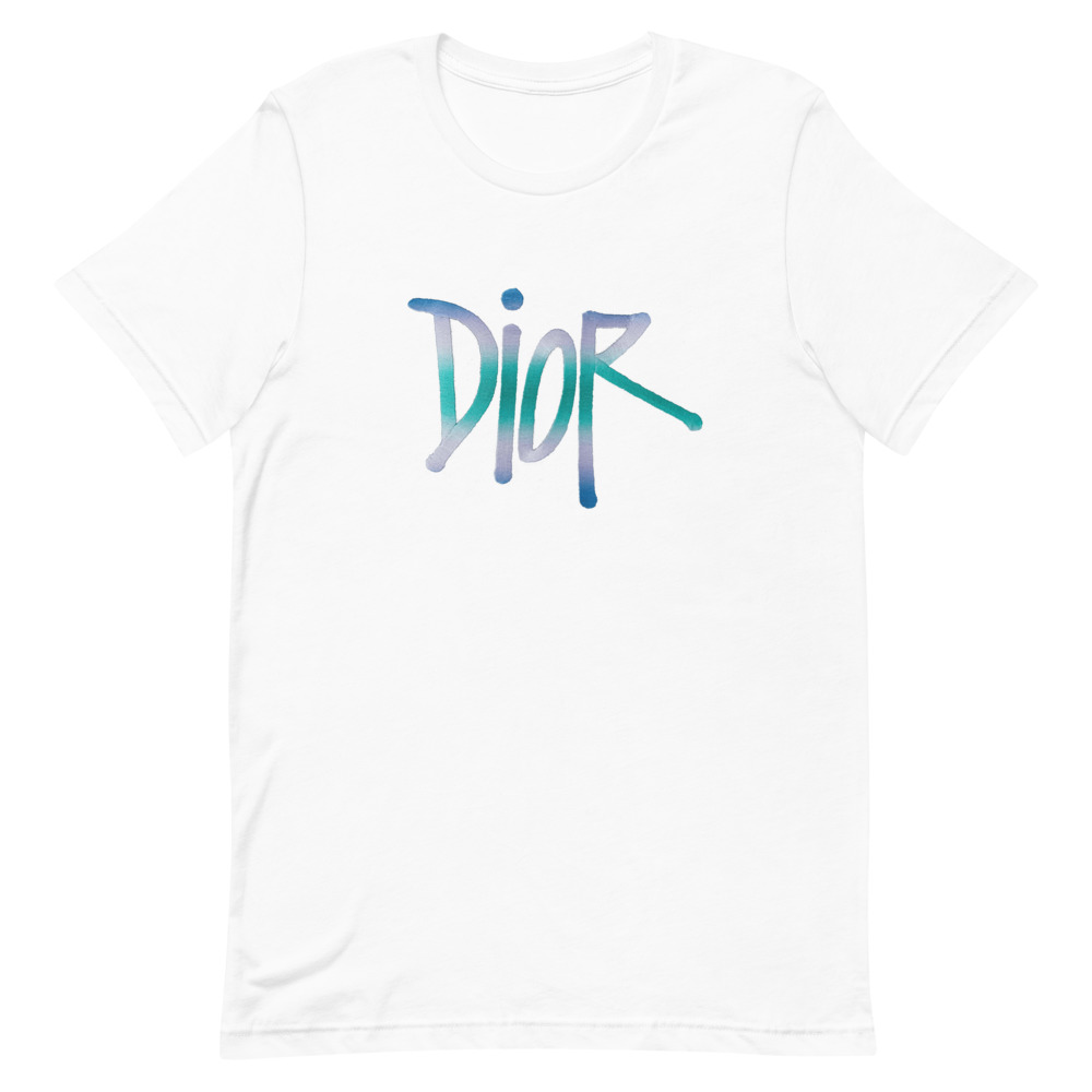 The Dior and Shawn TShirt graffitieffect  Resttee